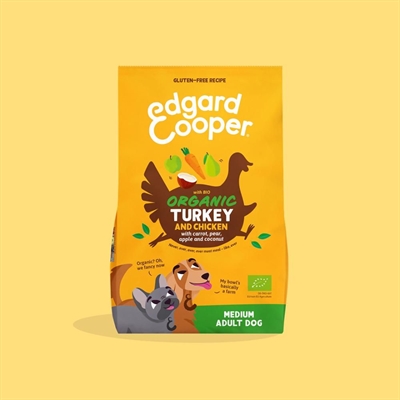 Edgard Cooper Ekologiskt & Organiskt Spannmålsfritt Foder Turkey & Chicken 2,5kg